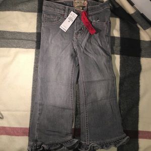 Children’s place grey denim with pink NWT 3T jeans